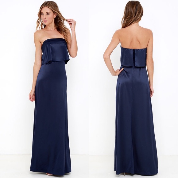Lulus Dresses & Skirts - Lulu’s | Ever So Lovely Satin Maxi Dress